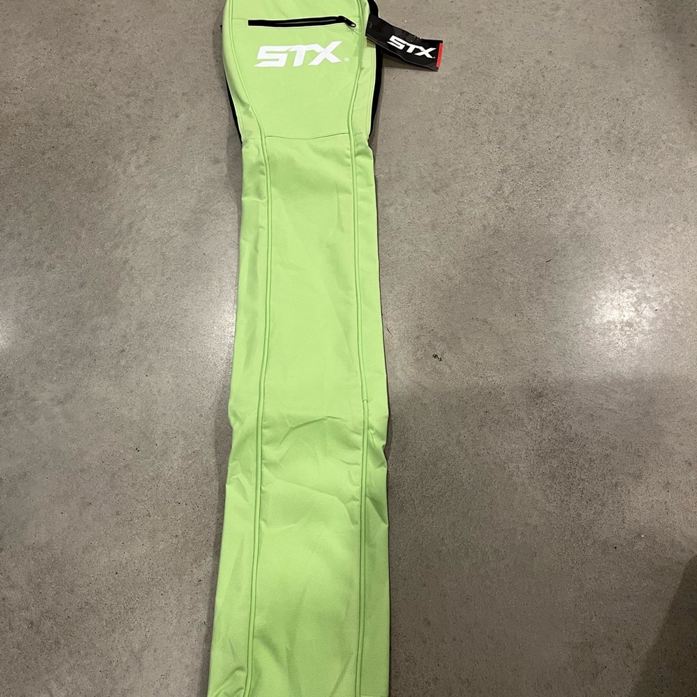 STX Green Lacrosse Stick, field hockey stick bag